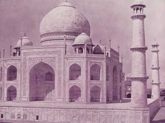 Eine andere Ansicht des Taj Mahal