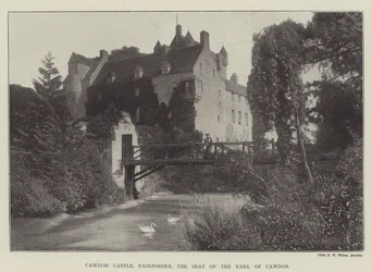 Cawdor Castle, Nairnshire, der Sitz des Earl of Cawdor