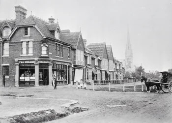 Ecke Chase Side und Chase Green Avenue, um 1890