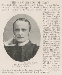 Dr. F. S. Baines, neuer Bischof von Natal