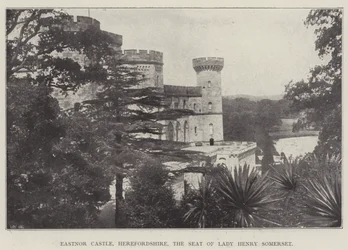 Eastnor Castle, Herefordshire, der Sitz von Lady Henry Somerset