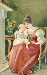 Edwardianische Postkarte