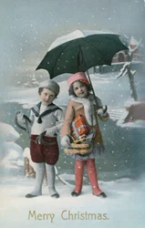 Edwardianische Postkarte