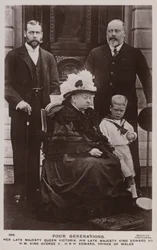 Vier Generationen der britischen Königsfamilie