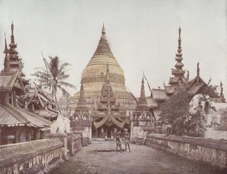 Vergoldete Pagode in Pagan