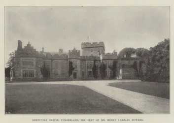 Greystoke Castle, Cumberland, der Sitz von Mr. Henry Charles Howard