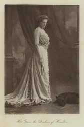 Ihre Gnaden die Herzogin von Hamilton (s/w Foto)