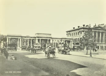 Hyde Park Corner, Westminster LB: Blick nach Norden, 1896