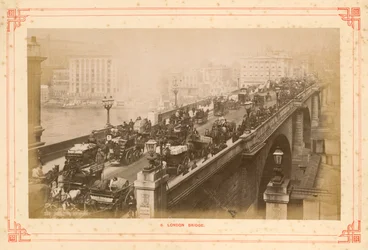 London Bridge, spätes 19. Jahrhundert