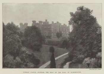 Lumley Castle, Durham, der Sitz des Earl of Scarbrough