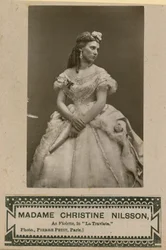 Madame Christine Nilsson als Violetta in La Traviata