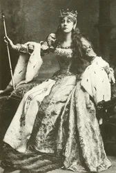 Miss Violet Vanbrugh als Anne Boleyn (Gravur)