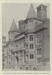 Neue Board School für Pupil Teachers Centre in Sheffield