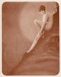 Nudistische Kunst: Kokett
