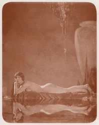 Nudistische Kunst: Garten von Allah