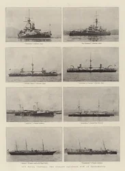 Unsere Marinebesucher, das italienische Geschwader jetzt in Portsmouth