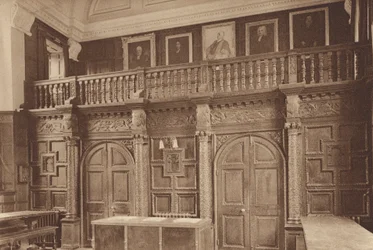 Oxford: Jesus College, Der Hallenbildschirm, ca. 1610