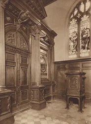 Oxford: Lincoln College, Der Kapellenschirm