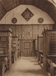 Oxford: Merton College, Die Bibliothek, Nordende