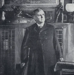 Phillips Brooks in seinem Arbeitszimmer