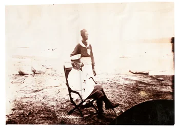 Fotografie aus einem Album von Henry Morton Stanley