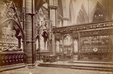 Postkarte der Westminster Abbey