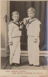 Prinz Albert und Prinz Edward von Wales