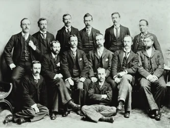 Rosendale Road School: Gruppe von Lehrern, 1897
