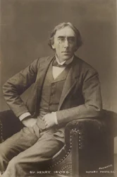 Sir Henry Irving, englischer Bühnenschauspieler