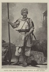 Slatin Bey, der aus Darfur im Sudan entkam