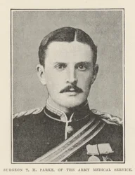 Chirurg T H Parke, vom Armeesanitätsdienst