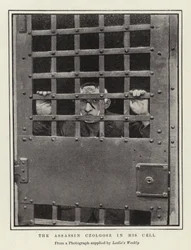 Der Attentäter Czolgosz in seiner Zelle