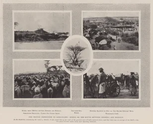 Die britische Expedition nach Somaliland, Szene auf der Route zwischen Berbera und Bohotle