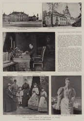 Der Kronprinz von Dänemark zu Hause
