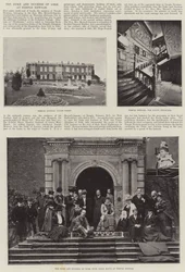 Der Herzog und die Herzogin von York in Temple Newsam