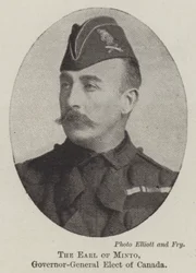 Der Earl of Minto, gewählter Generalgouverneur von Kanada
