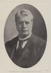 Der erste Premierminister des australischen Commonwealth, der ehrenwerte Edmund Barton, QC