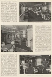 Die Dampfyacht Hohenzollern des deutschen Kaisers