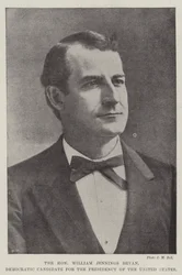 Der ehrenwerte William Jennings Bryan, demokratischer Kandidat für die Präsidentschaft der Vereinigten Staaten