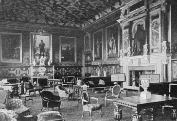 Der James I Zeichensaal, Hatfield House, veröffentlicht in The Graphic, 19. Juli 1902