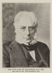 Der verstorbene Herzog von Devonshire, KG, PC