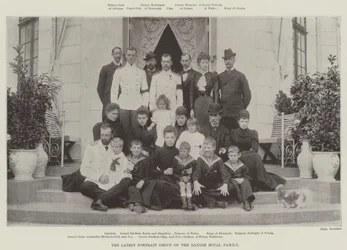 Die neueste Porträtgruppe der dänischen Königsfamilie