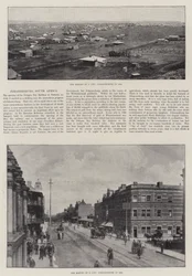 Der Aufbau einer Stadt, Johannesburg, Südafrika