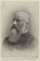 Der neue Bischof von Norwich, der Reverend John Sheepshanks