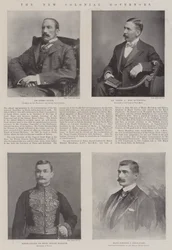 Die neuen Kolonialgouverneure