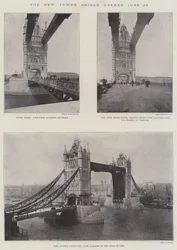 Die neue Tower Bridge, eröffnet am 30. Juni