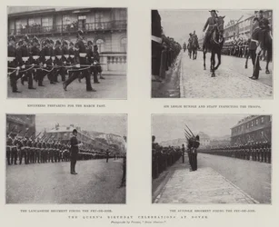 Die Geburtstagsfeier der Königin in Dover