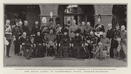 Die königliche Gesellschaft im Regierungshaus, Pietermaritzburg