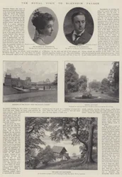 Der königliche Besuch im Blenheim Palace, 28. November 1896