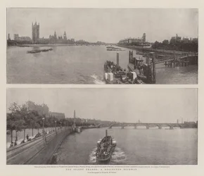 Die stille Themse, eine vernachlässigte Wasserstraße